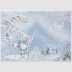 Papel De Seda Serie Diseño Tierra Maravillosa de Invierno 9