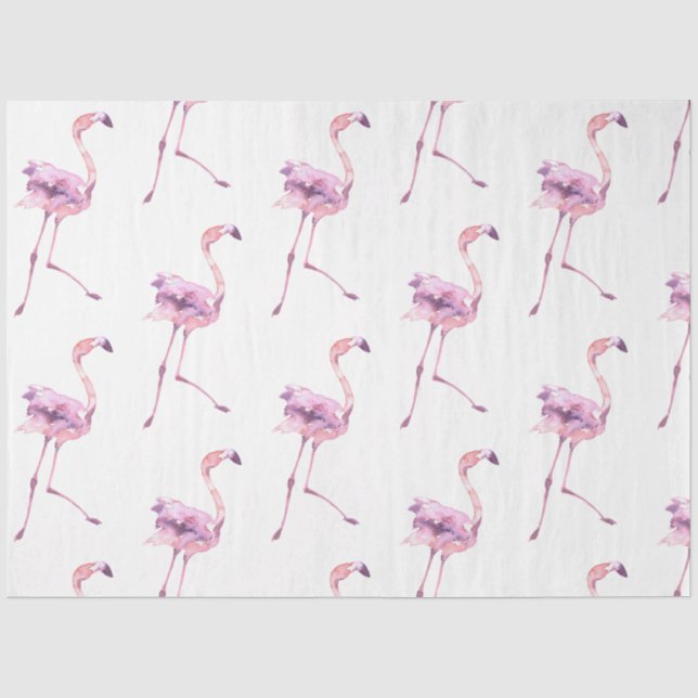 Papel De Seda Serie Flamingo Tierno Diseño 5 (Anverso)