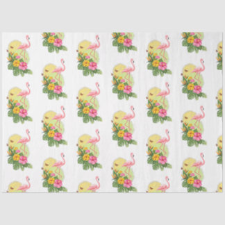 Papel De Seda Serie Flamingo Tropical Diseño 11