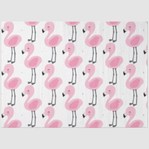 Papel De Seda Serie Flamingo Tropical Diseño 3