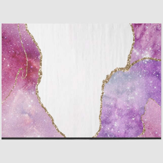 Papel De Seda Serie Galaxy Agate Diseño 5 (Anverso)