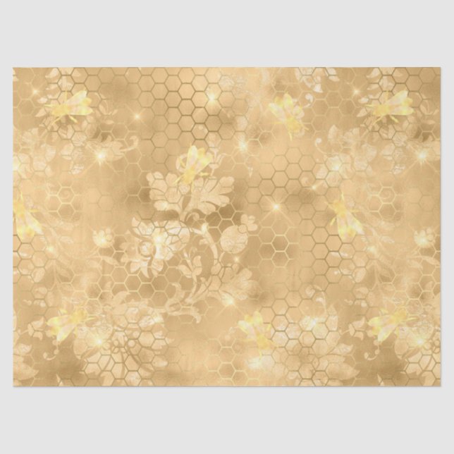 Papel De Seda Serie Glam Honeycomb Diseño #2 (Anverso)