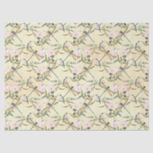 Papel De Seda Serie Libélulas Vintage Diseño 8