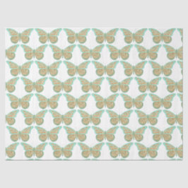Papel De Seda Serie Mariposas Brillantes Diseño 12