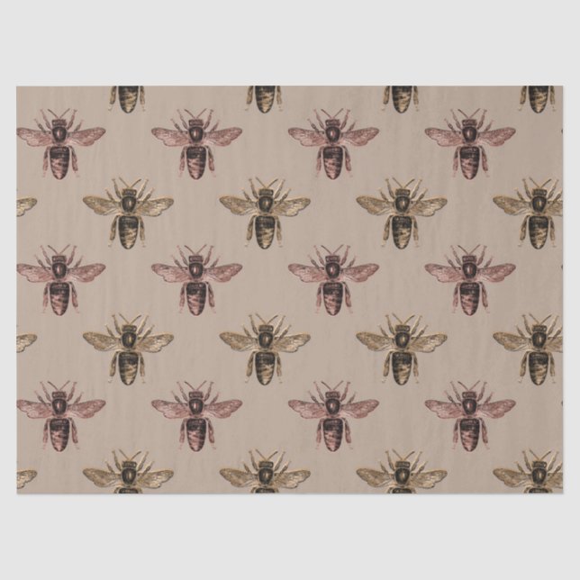 Papel De Seda Serie Princesa Abeja Diseño 14 (Anverso)