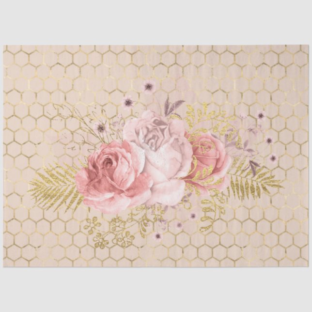 Papel De Seda Serie Princesa Abeja Diseño 46 (Anverso)