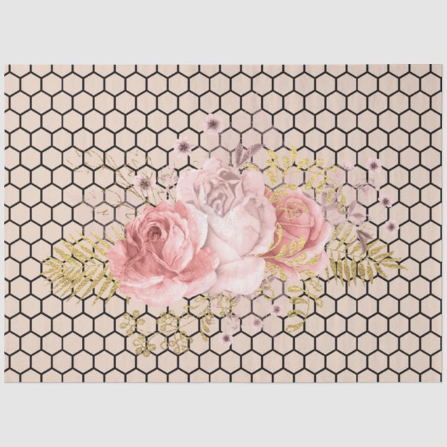 Papel De Seda Serie Princesa Abeja Diseño 47 (Anverso)