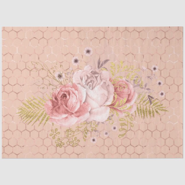 Papel De Seda Serie Princess Bee Diseño 48 (Anverso)