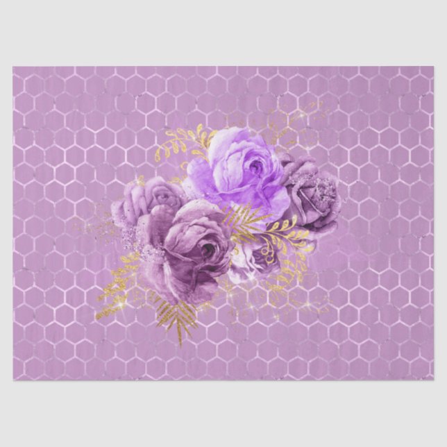 Papel De Seda Serie Queen Bee Diseño 27 (Anverso)