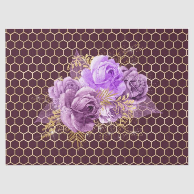 Papel De Seda Serie Queen Bee Diseño 28 (Anverso)