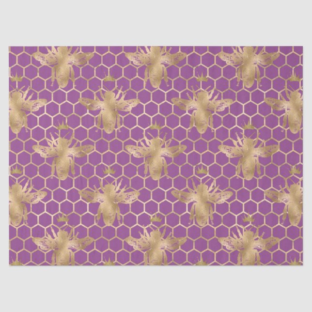 Papel De Seda Serie Queen Bee Diseño 40 (Anverso)
