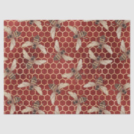 Papel De Seda Serie Red Rose Bee Diseño 54