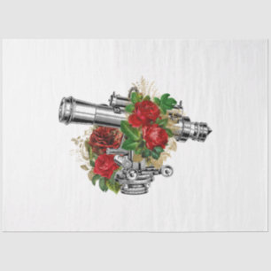 Papel De Seda Serie Red Rose Steampunk Diseño 9