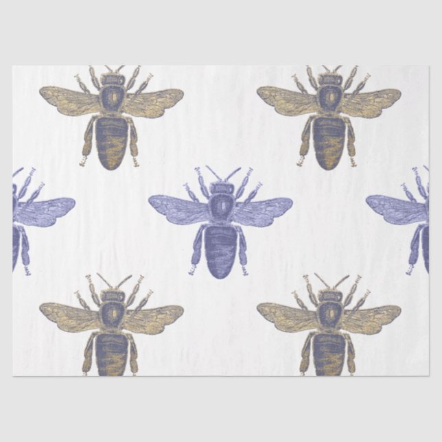 Papel De Seda Serie Serenity Bee Diseño 22 (Anverso)