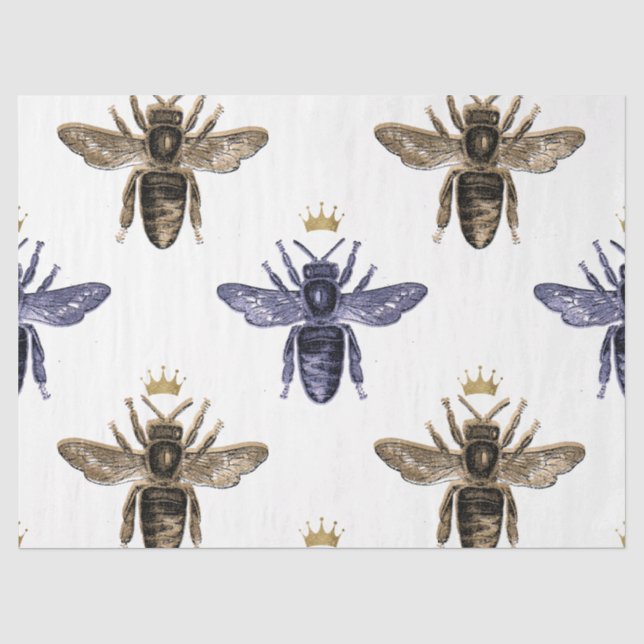 Papel De Seda Serie Serenity Bee Diseño 25 (Anverso)