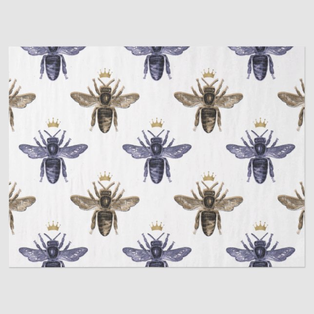 Papel De Seda Serie Serenity Bee Diseño 26 (Anverso)