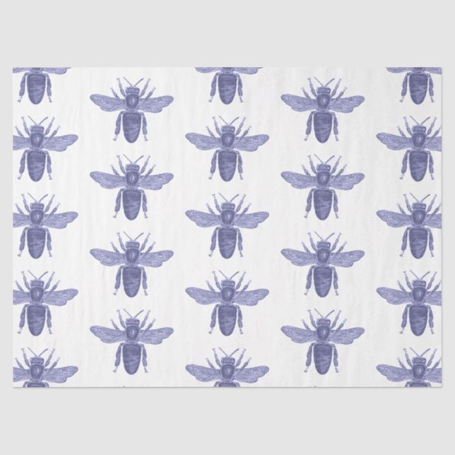 Papel De Seda Serie Serenity Bee Diseño 29 (Anverso)