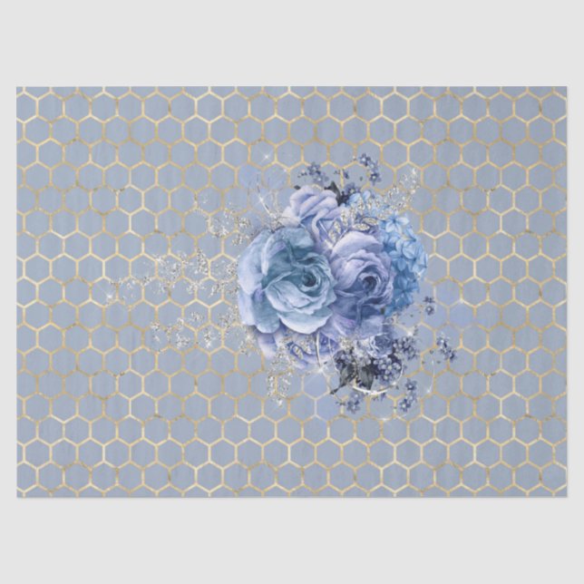 Papel De Seda Serie Serenity Bee Diseño 32 (Anverso)