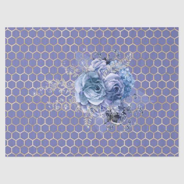 Papel De Seda Serie Serenity Bee Diseño 33 (Anverso)