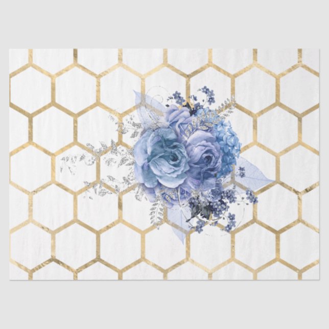 Papel De Seda Serie Serenity Bee Diseño 36 (Anverso)