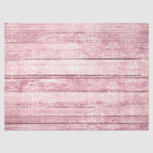 Papel De Seda Serie Shabby Chic Madera Diseño 13