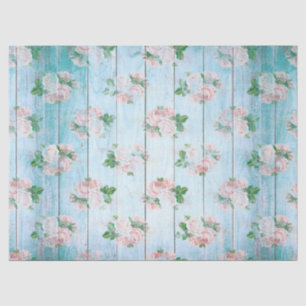 Papel De Seda Serie Shabby Chic Madera Diseño 5