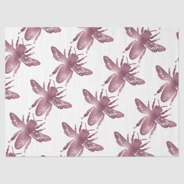Papel De Seda Serie Tea Garden Bee Diseño 49 (Anverso)