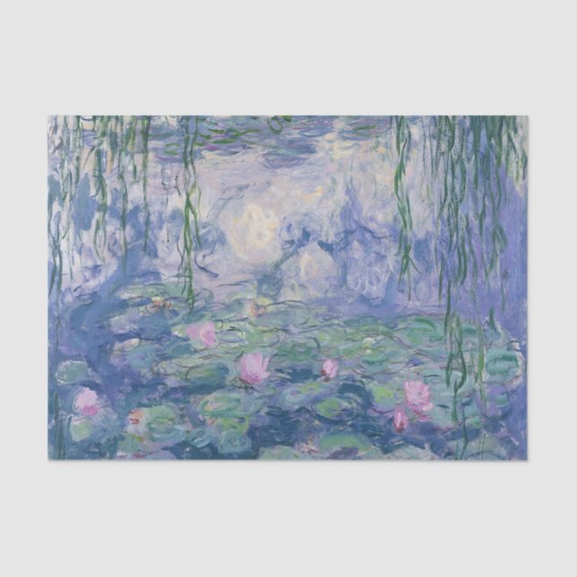 Papel De Seda Serie Water Lilies de Claude Monet (Anverso)