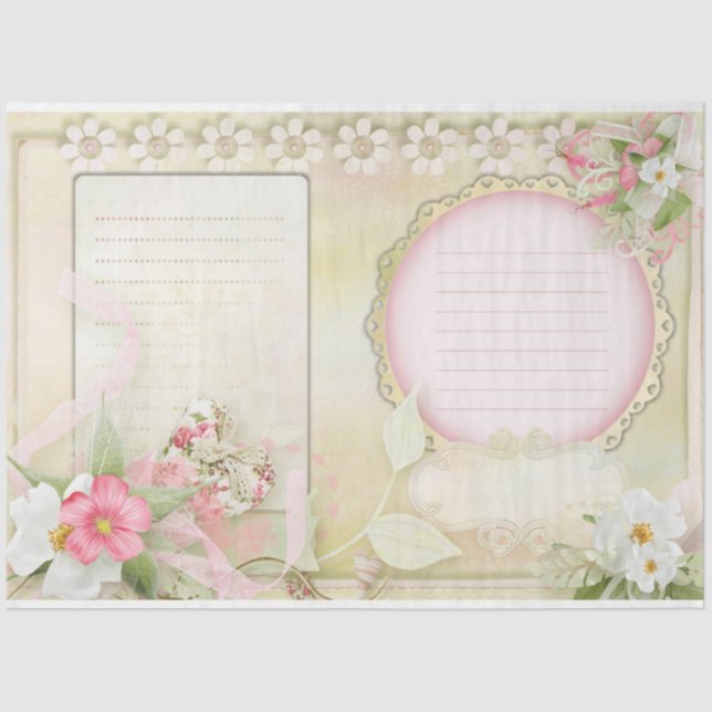 Papel De Seda Series de diseño de sueños de verano 7 (Anverso)