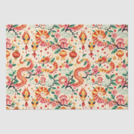 Papel De Seda Serpent Dreams Chiness Año Nuevo