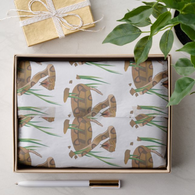 Papel De Seda Serpiente en la hierba (Regalo )