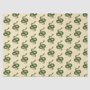 Papel De Seda Serpiente Verde
