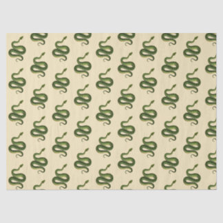 Papel De Seda Serpiente Verde