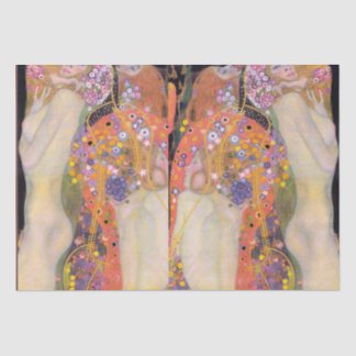 Papel De Seda Serpientes de Agua, Gustav Klimt