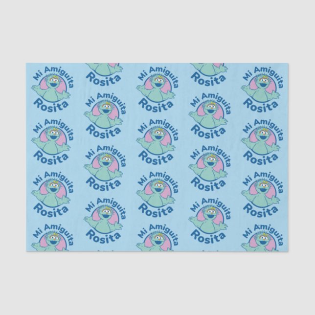 Papel De Seda Sesame Street | Mi Amiguita Rosita (Anverso)