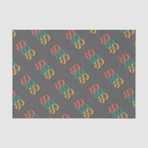 Papel De Seda Sesenta grises retro