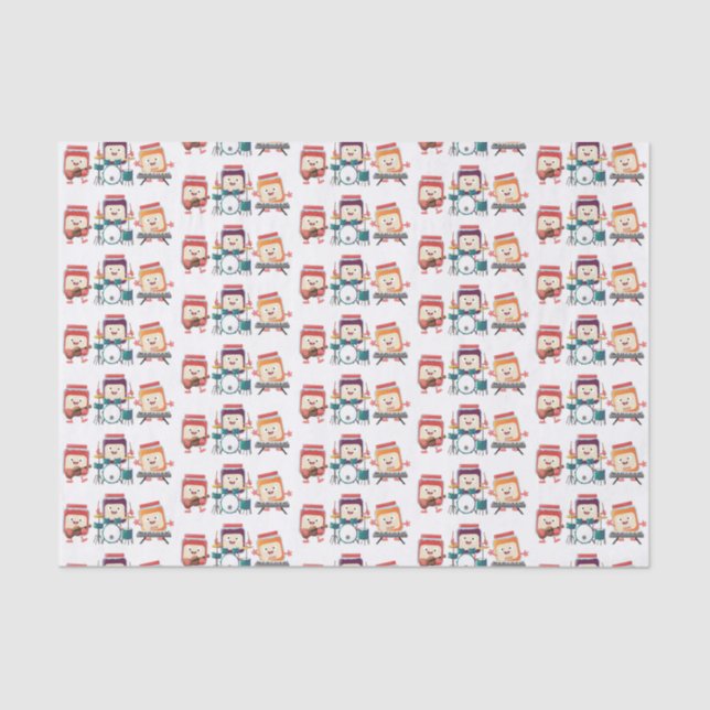 Papel De Seda Sesión de improvisación personalizado humor (Anverso)