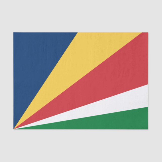 Papel De Seda Seychelles Flag (Anverso)