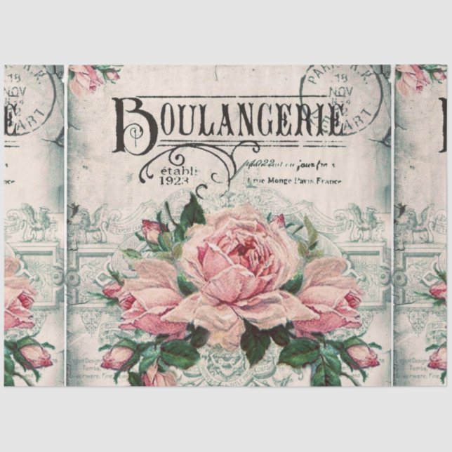 Papel De Seda shabby chic, desoupage, victoriano, moda francesa, (Anverso)