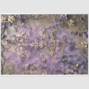 Papel De Seda Shabby Chic, Floral & Demask Digital Mixed Media