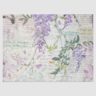 Papel De Seda Shabby Chic Lilac Series Design 7