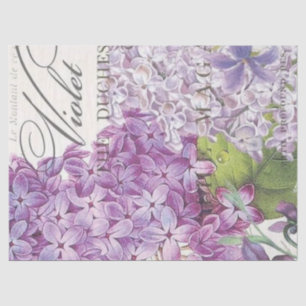 Papel De Seda Shabby Chic Lilac Series Design 9