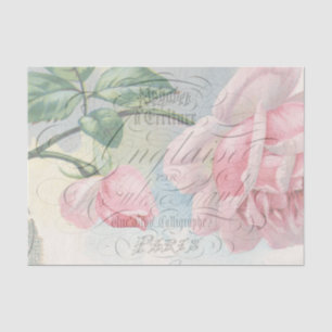Papel De Seda Shabby-Chic Vintage París