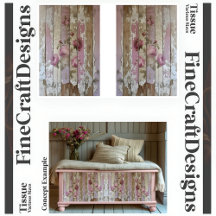 Shabby Chic Vintage Rosas En La Desaparición De Wo