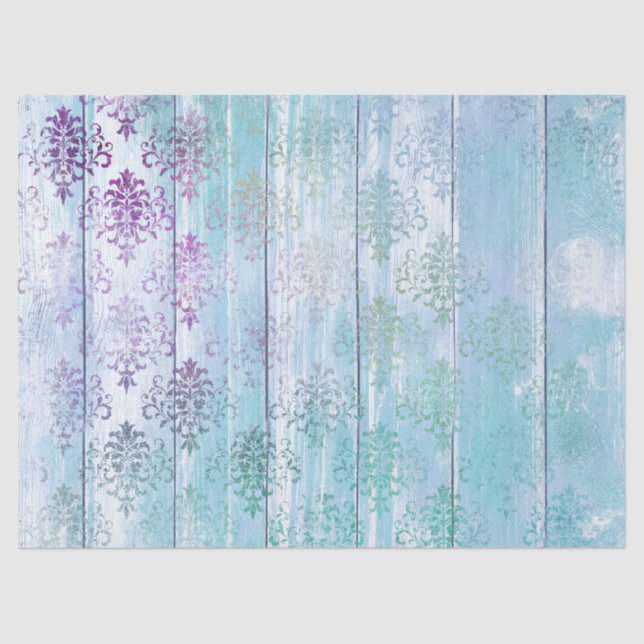 Papel De Seda Shabby Chic Wood Series Design 2 (Anverso)