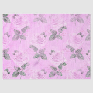 Papel De Seda Shabby Floral Purple Series Design 5