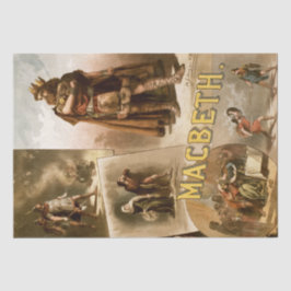 Papel De Seda Shakespeare Macbeth Decoupage Tissue Paper