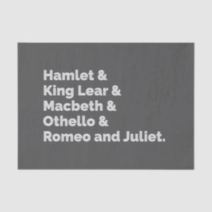 Papel De Seda Shakespeare Plays I