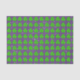 Papel De Seda Shamrock en violeta