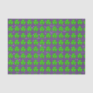 Papel De Seda Shamrock en violeta